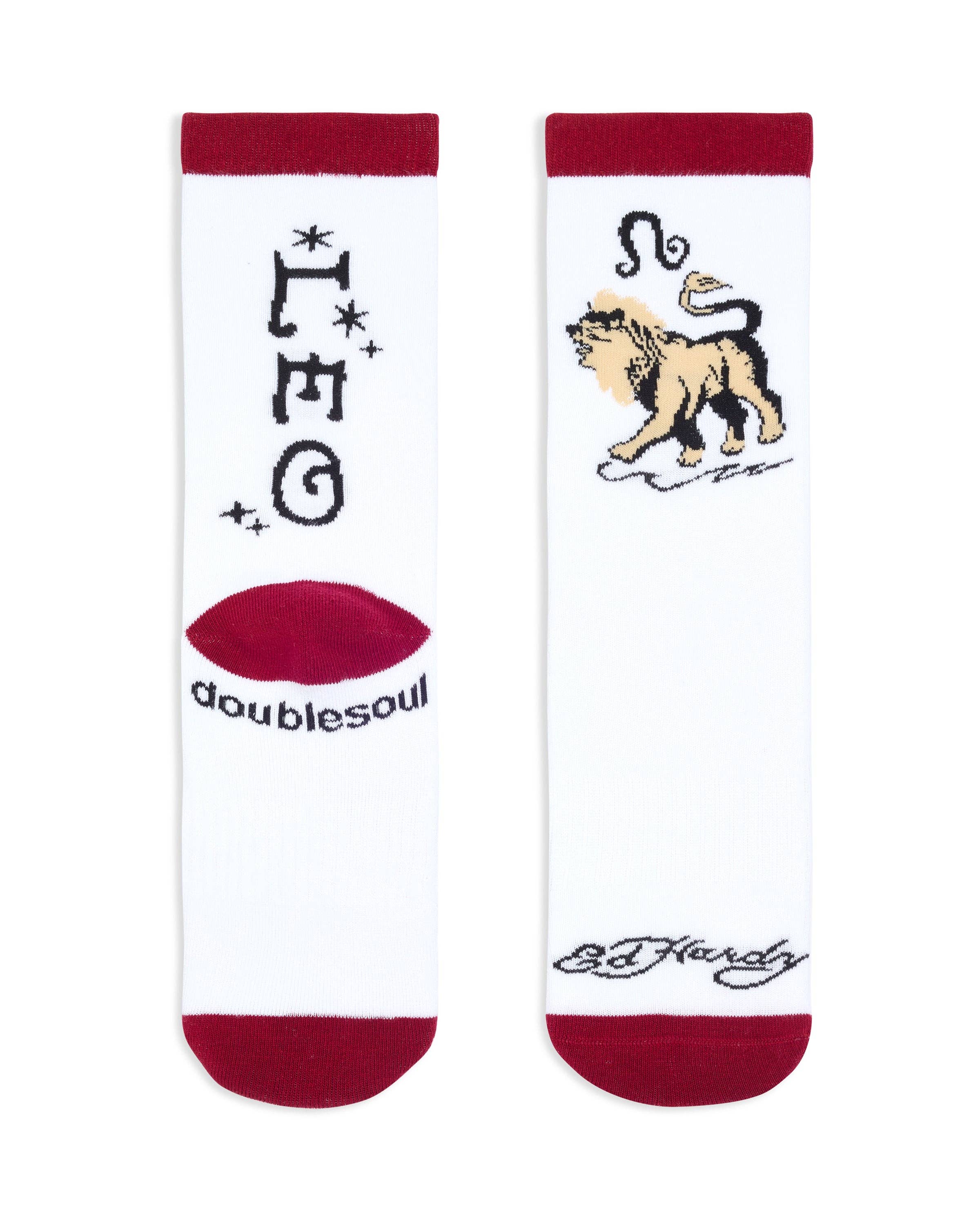 doublesoul - Vente Chaussettes – unisexe - Chaussette haute zodiaque Ed Hardy9
