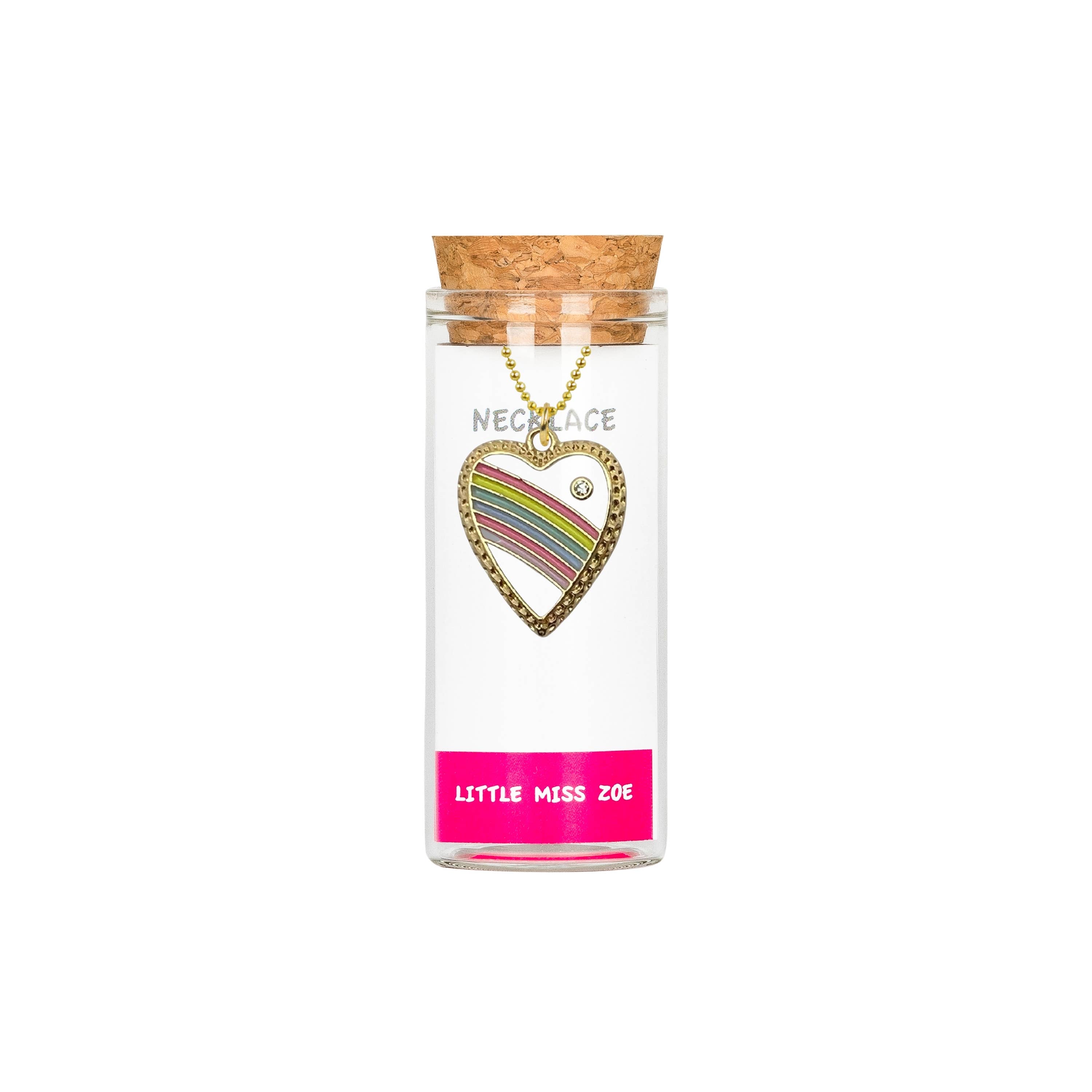 Little Miss Zoe - Wholesale Kids Necklace - Kids - Kids Charm Necklace in a glass bottle75