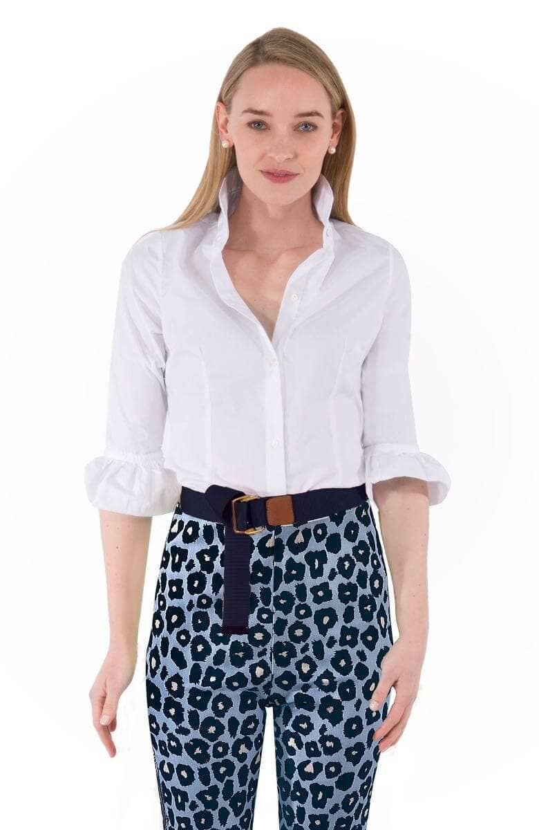 Gretchen Scott LLC – wholesale Buttoned-down shirt – Women's – Wash / Wear Priss Blouse5