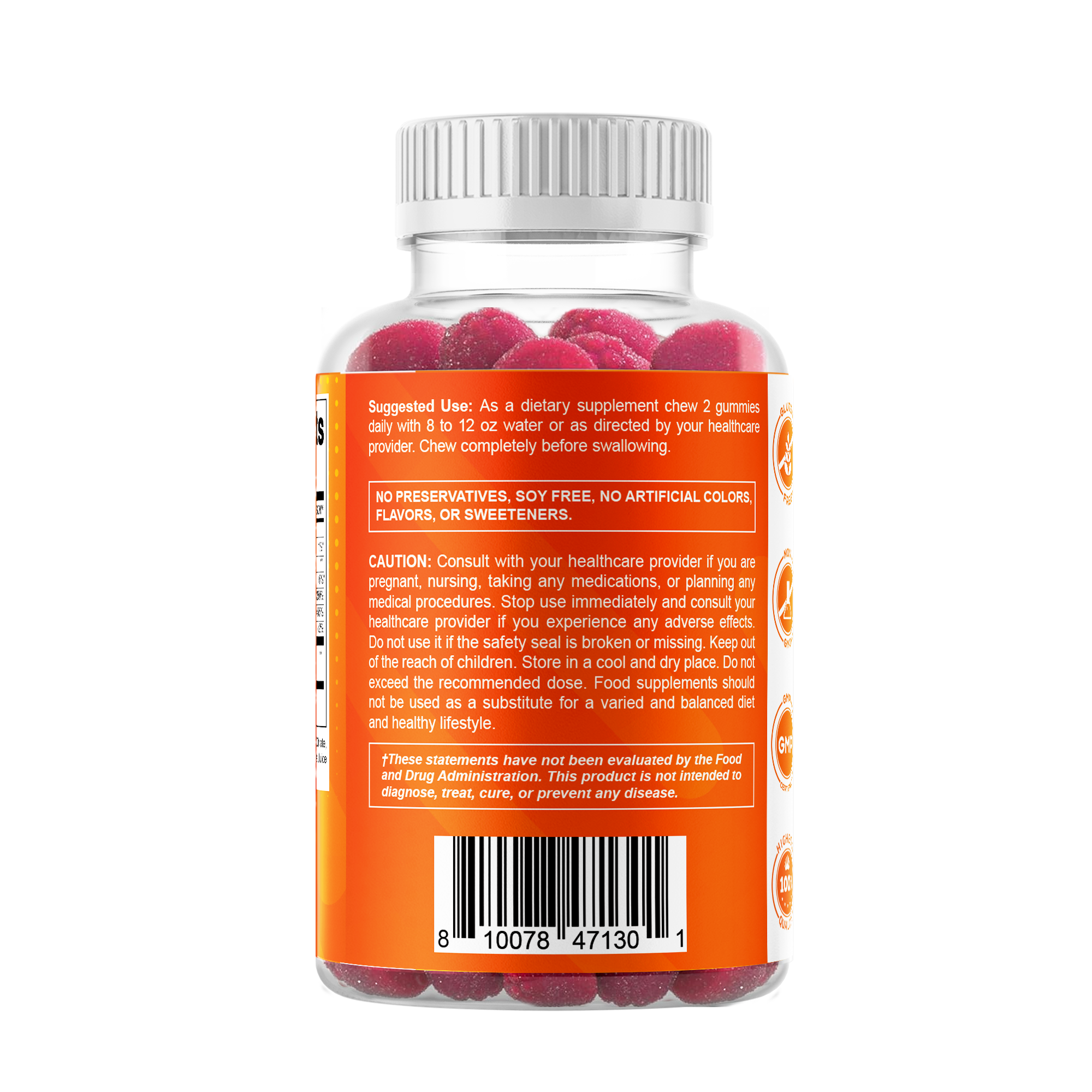 Vitamatic - Wholesale Oral Supplement/Vitamin - Vitamatic Zinc 50mg | 60 Vegan Gummies8