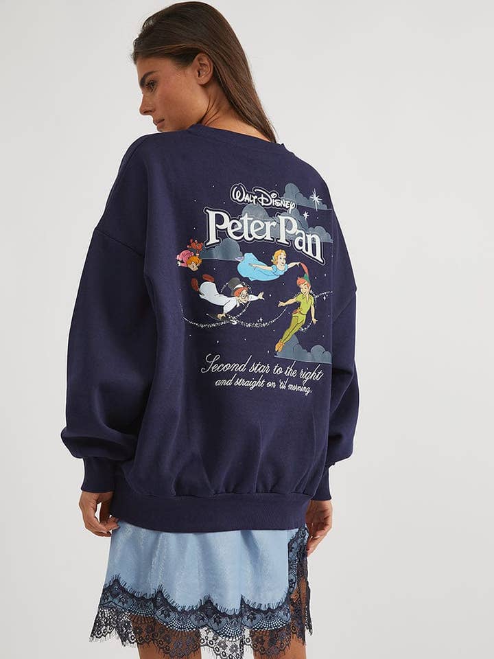Disney Peter Pan Sternen-Sweatshirt für den Großhandel von Skinnydip London