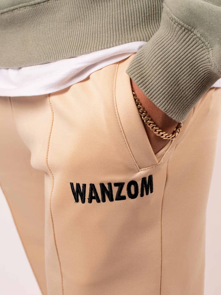 Wanzom - Wholesale Pants - Men's - Safari Trackpants - Beige4