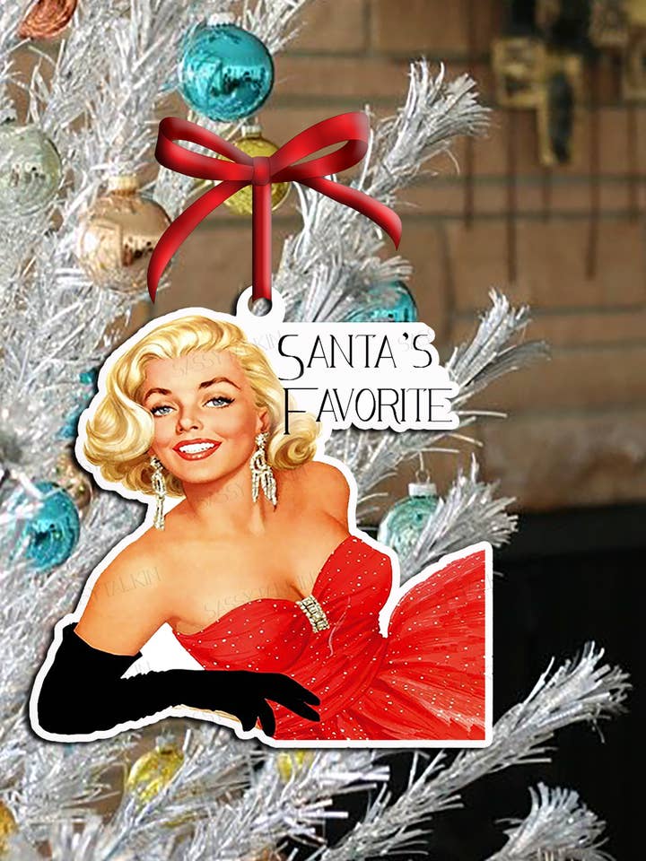 Chica Atrevida, Adorno Navideño, La Favorita de Santa para venta al por mayor de Sassy Talkin
