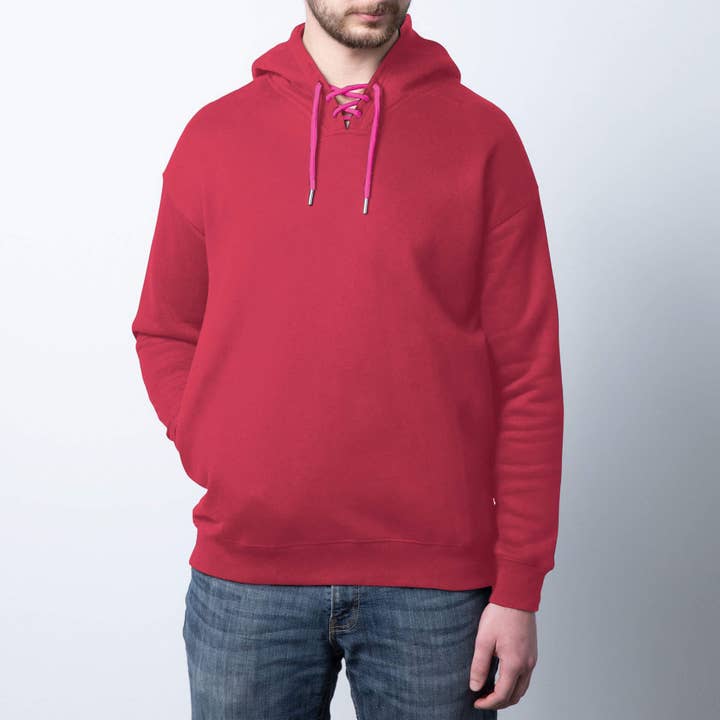 Infinite Sourcing & Trading LLC. - Wholesale Hoodie - Men's - Blank hoodie heavy blend w/Colored drawstring-Build hoodie52