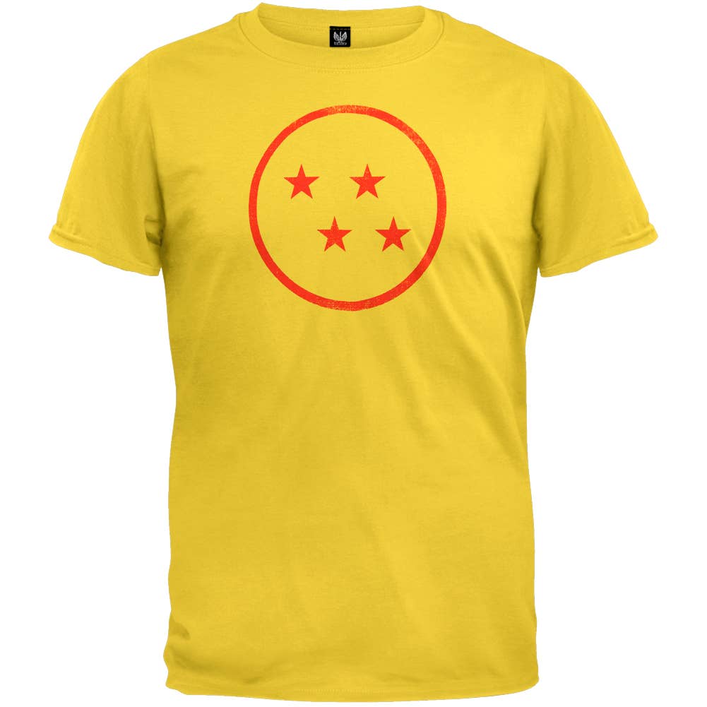 Official Store - Wholesale Screen Printed T-Shirt - Men's - Dragonball Z - Distressed Four Star Ball Men's T Shirt0