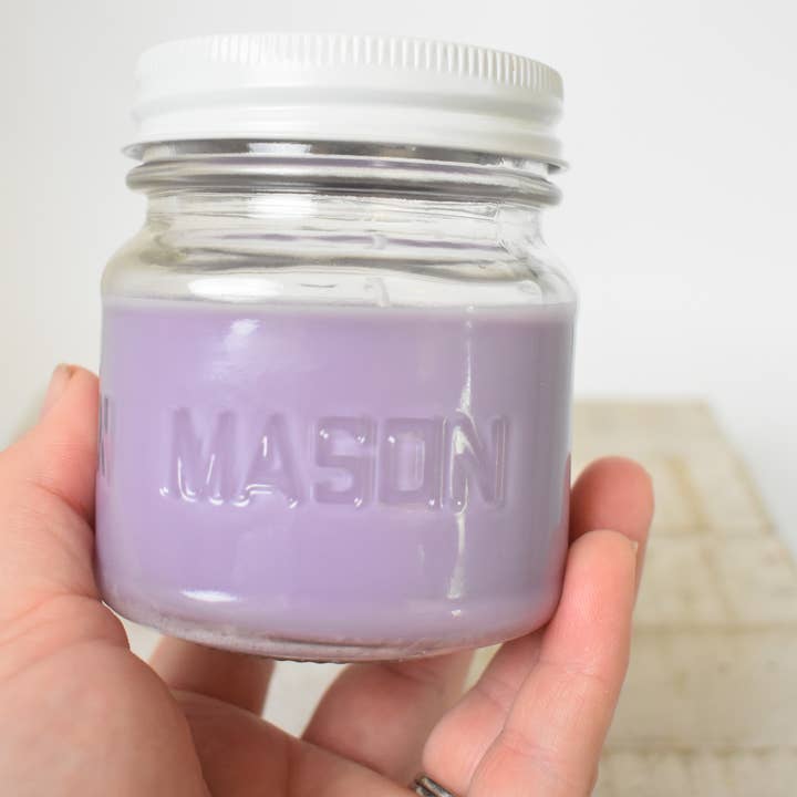 Nature's Love Product - Wholesale Jar/Filled Candle - Hand poured Lavender Candle Soy and Beeswax3