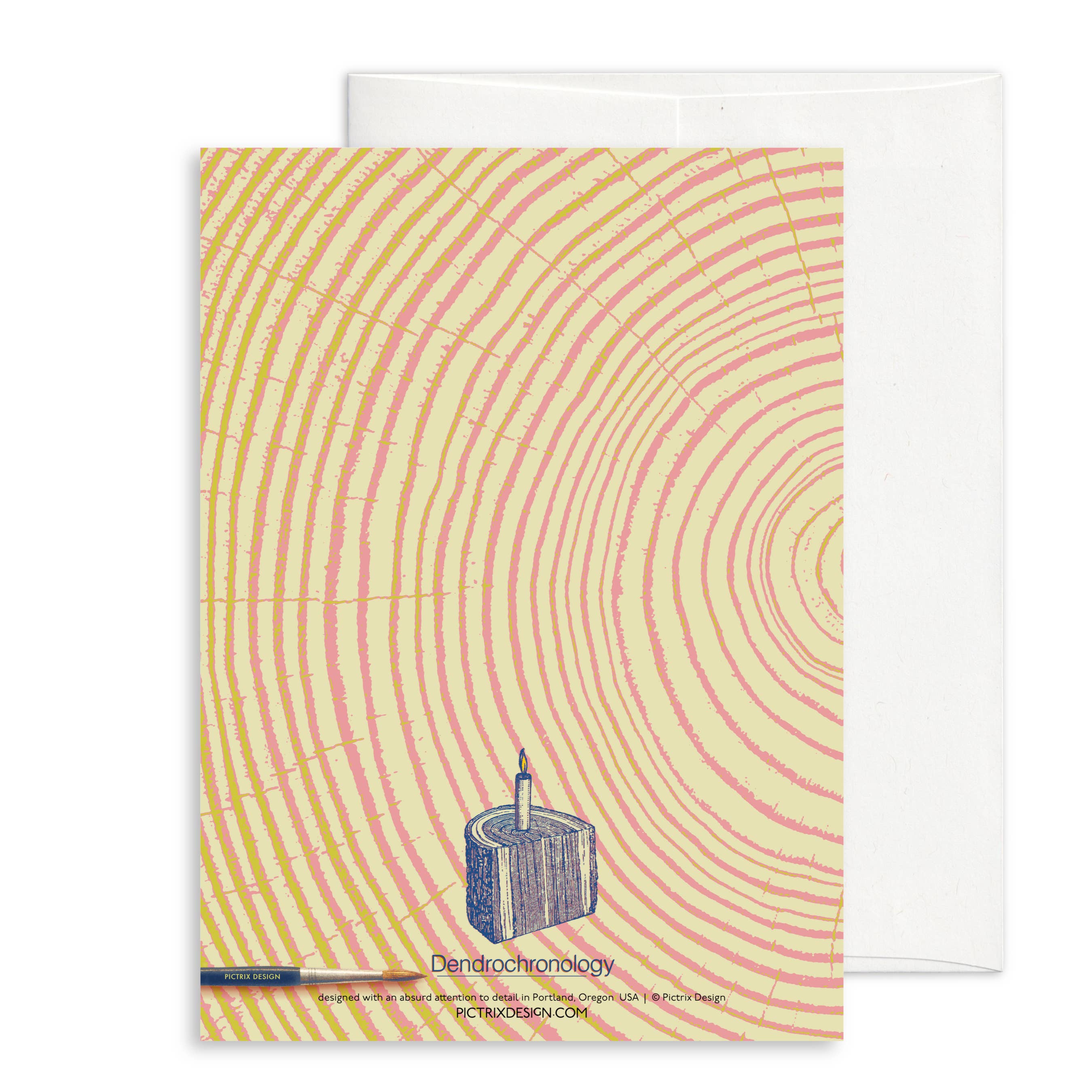 Pictrix Design - Wholesale Birthday Card - "Dendrochronology" A6 birthday card (woman)1