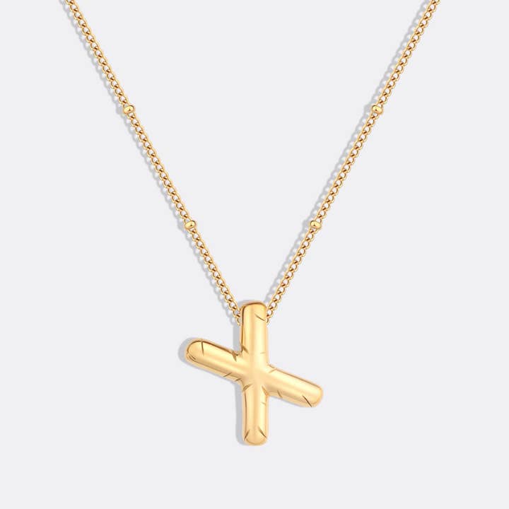 Mint & Lily - Wholesale Pendant/Charm Necklace - Balloon Initial Necklace with Satellite Chain23