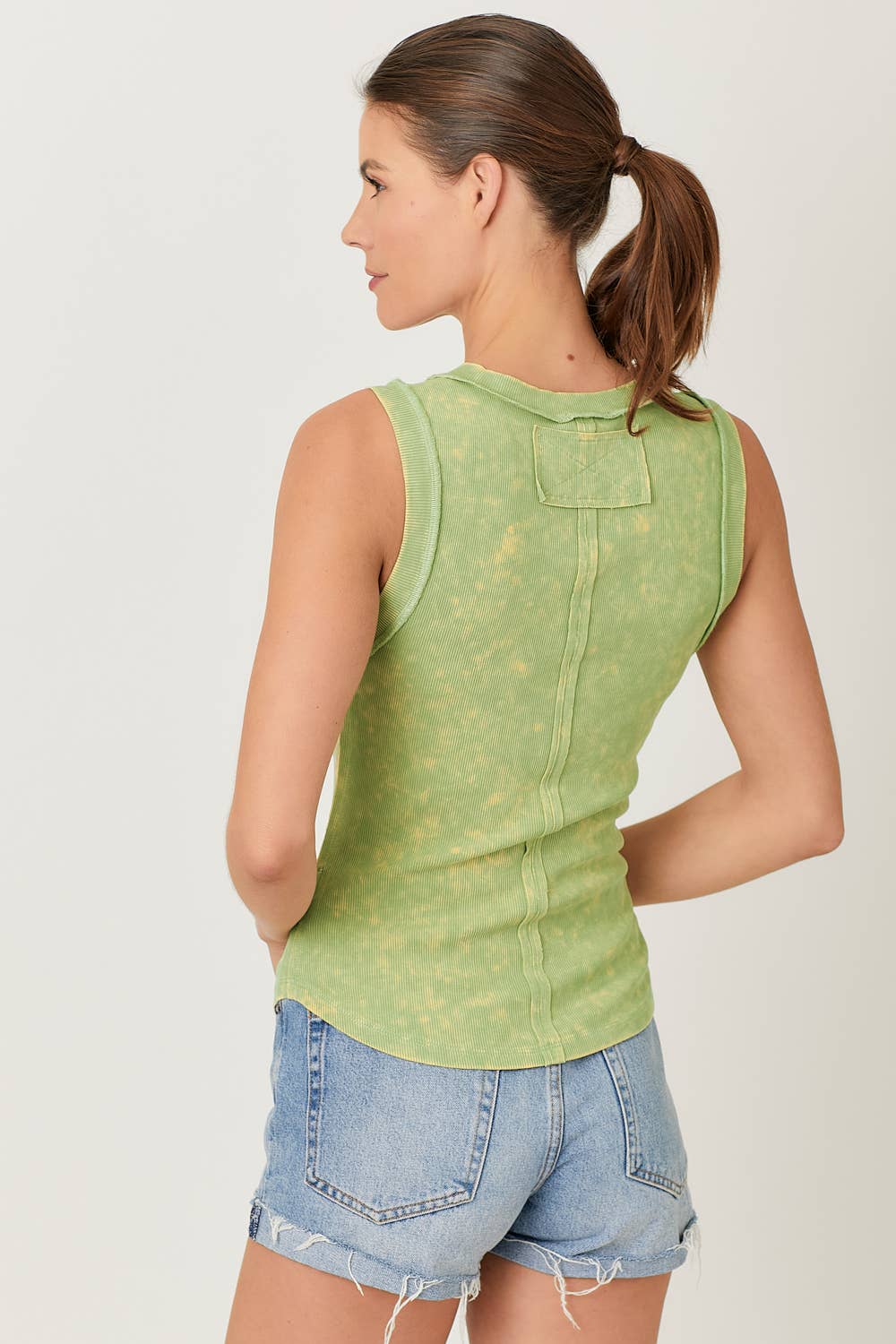 Mystree - Wholesale Tank Top - Women's - 60556 Exposed Seaming Ribbed Tank33