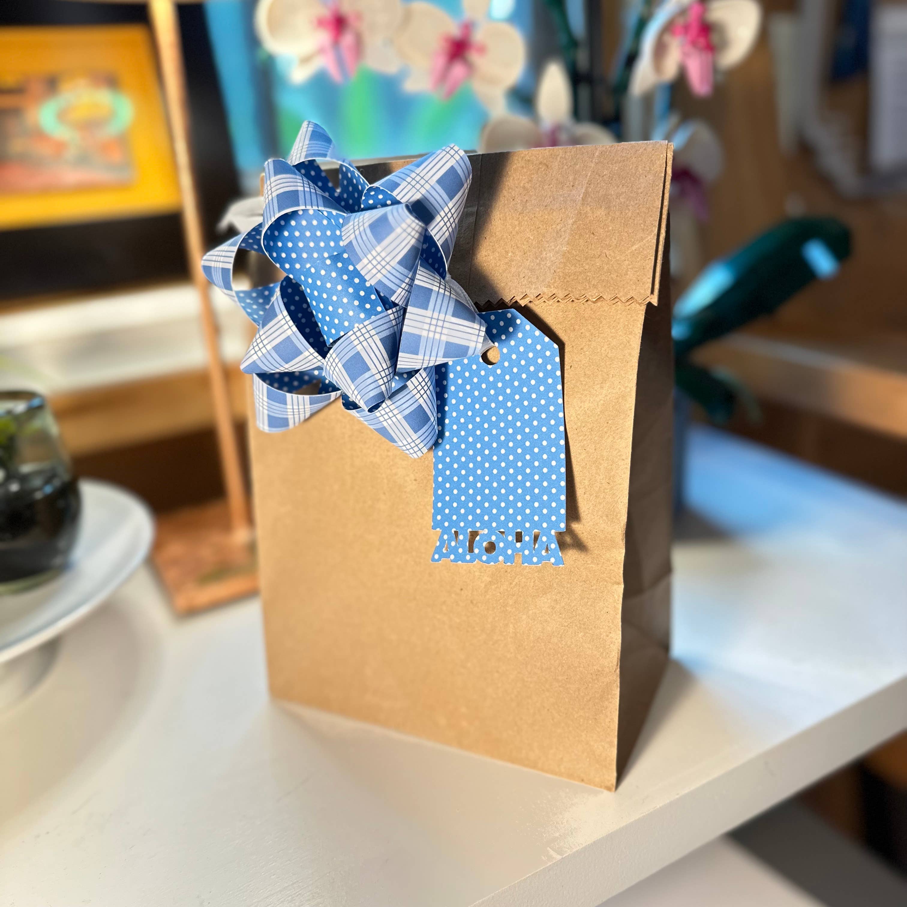 Handmade Aloha Kauai - Wholesale Gift Tag - Handmade Paper Gift Tags - Aloha Set of 63