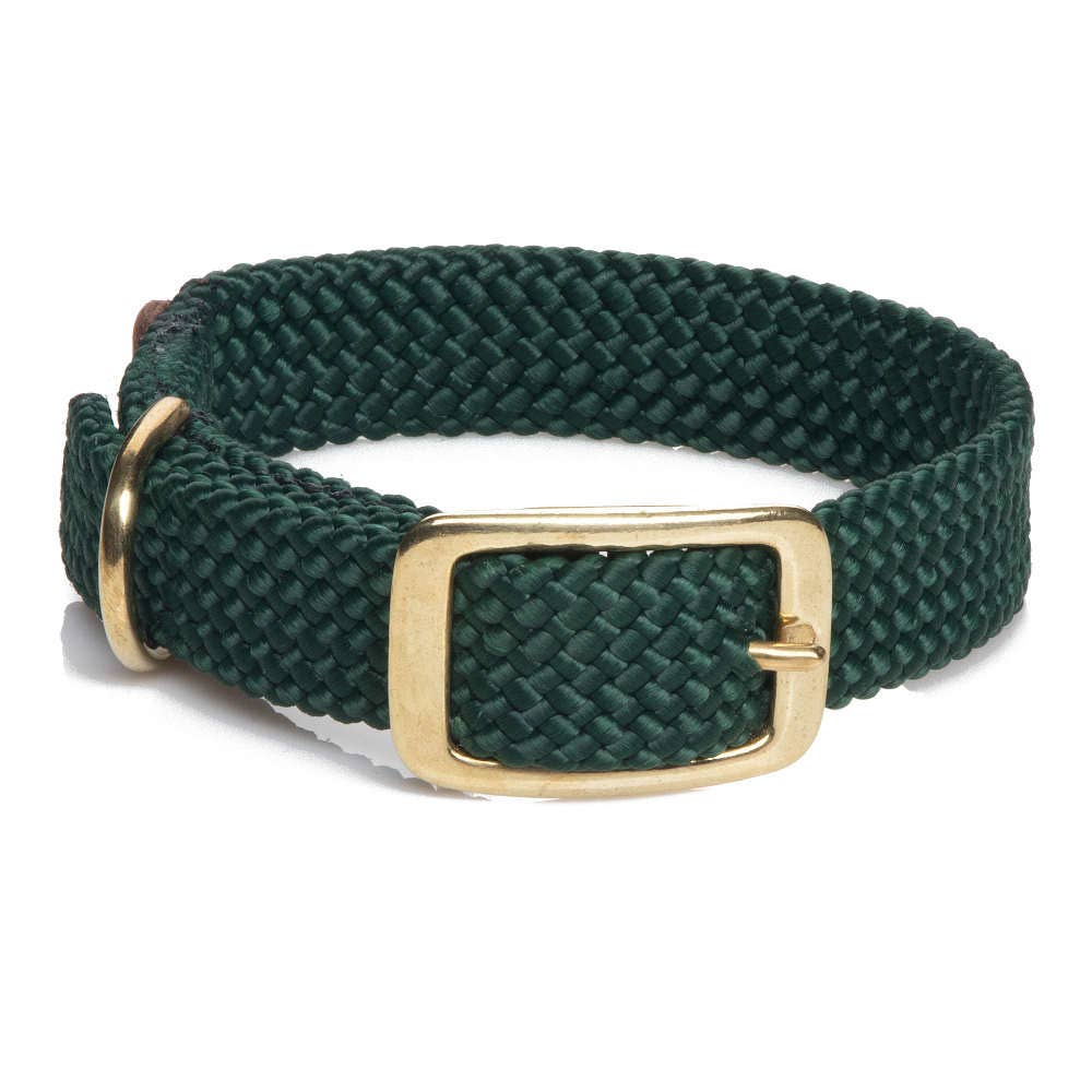Mendota Pet - Wholesale Pet Collar - Dog - Double Braid Jr Collars - 9/16" width w/Brass Hardware14