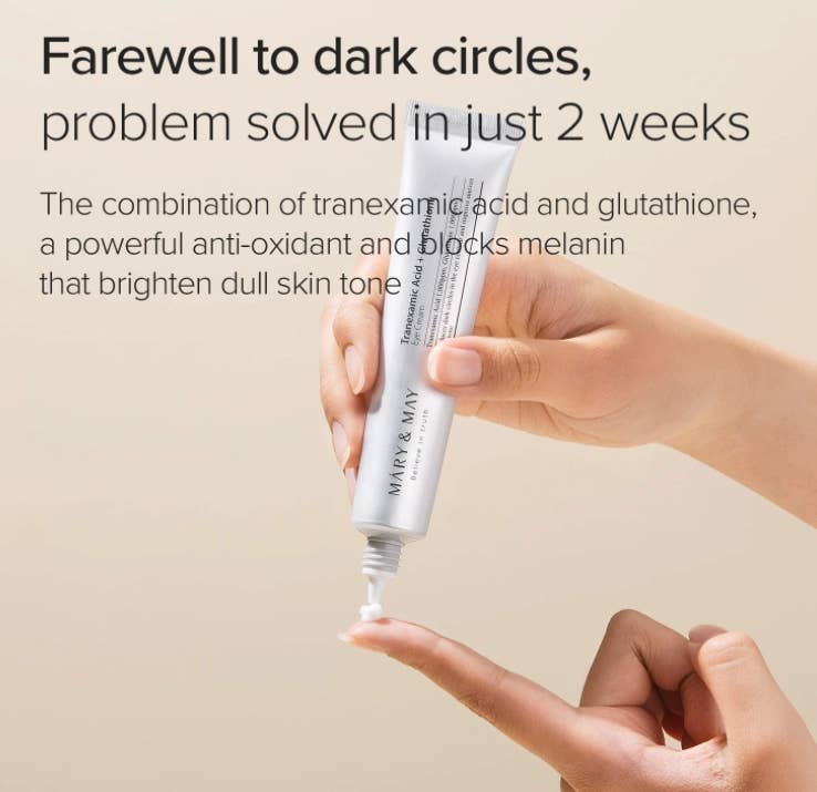 Best Beauty Group - Wholesale Eye Cream/Gel - MARY & MAY MINI Tranexamic Acid + Glutathione Eye Cream