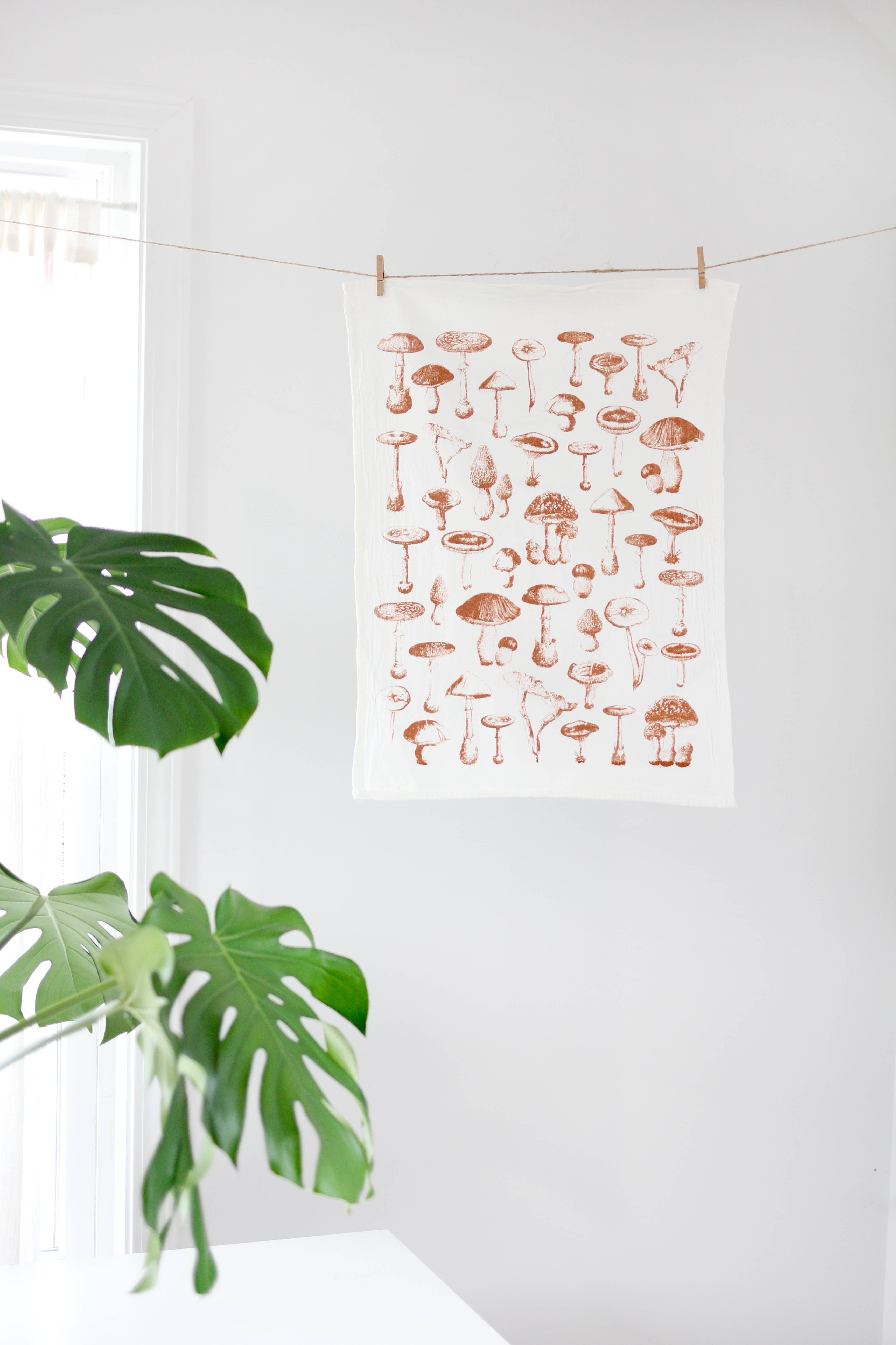 Highland Ridge  |  Handmade Home Decor - Wholesale Tea Towel - Mushroom Tea Towel8