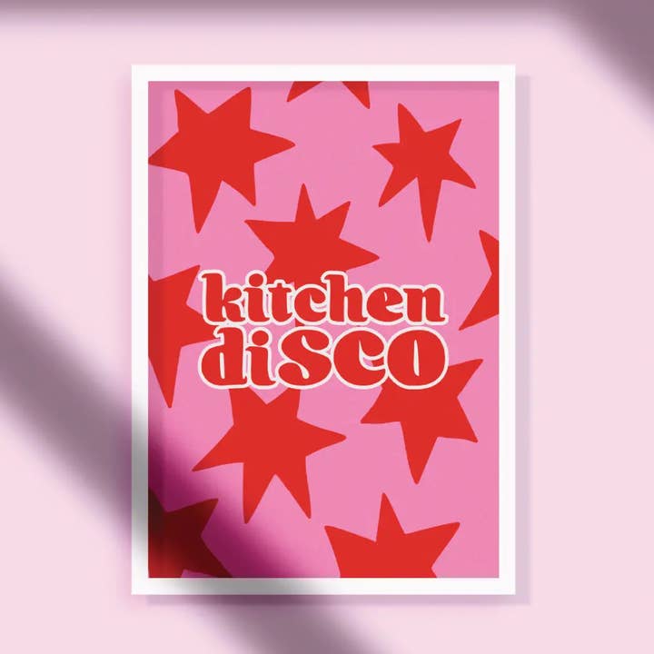 Kitchen Disco Print for wholesale by Hollie Newton Studio