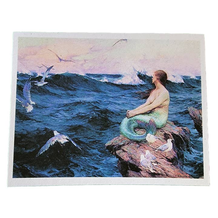 Superior Dry Goods - Wholesale Stationery/Notecard Set - "Mermaids" Recycled Note Cards | Boxed Set | Luxury6