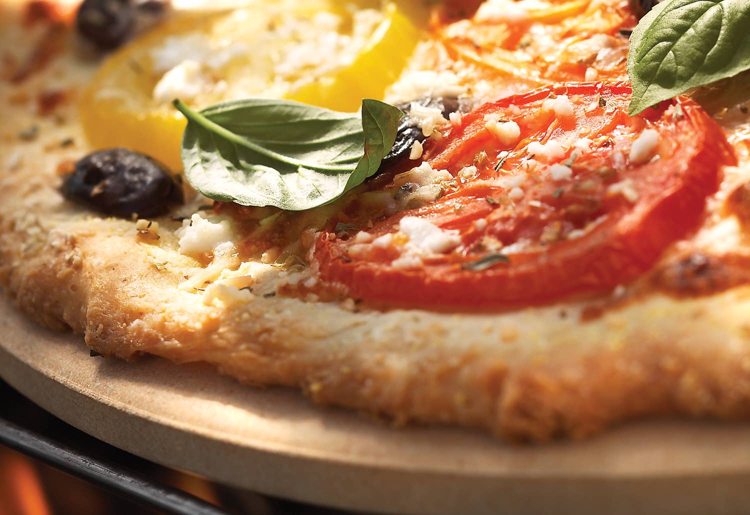 Fox Run Brands - Vente Planches à pizza - Pierre à pizza ronde Outset, 13 po1