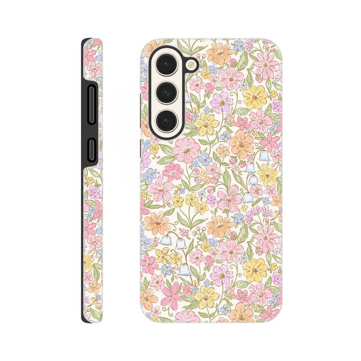 Samsung - Coque de téléphone robuste - Pétales pastel pour la vente par Hounds of Eden