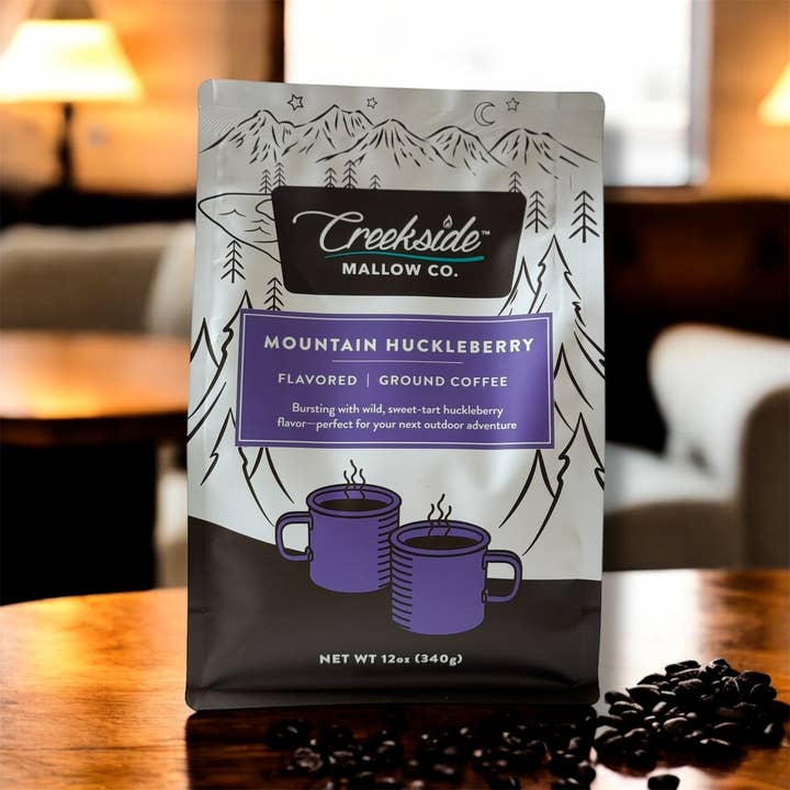 Creekside Mallow Co. - Wholesale Ground Coffee - Mountain Huckleberry Ground Coffee