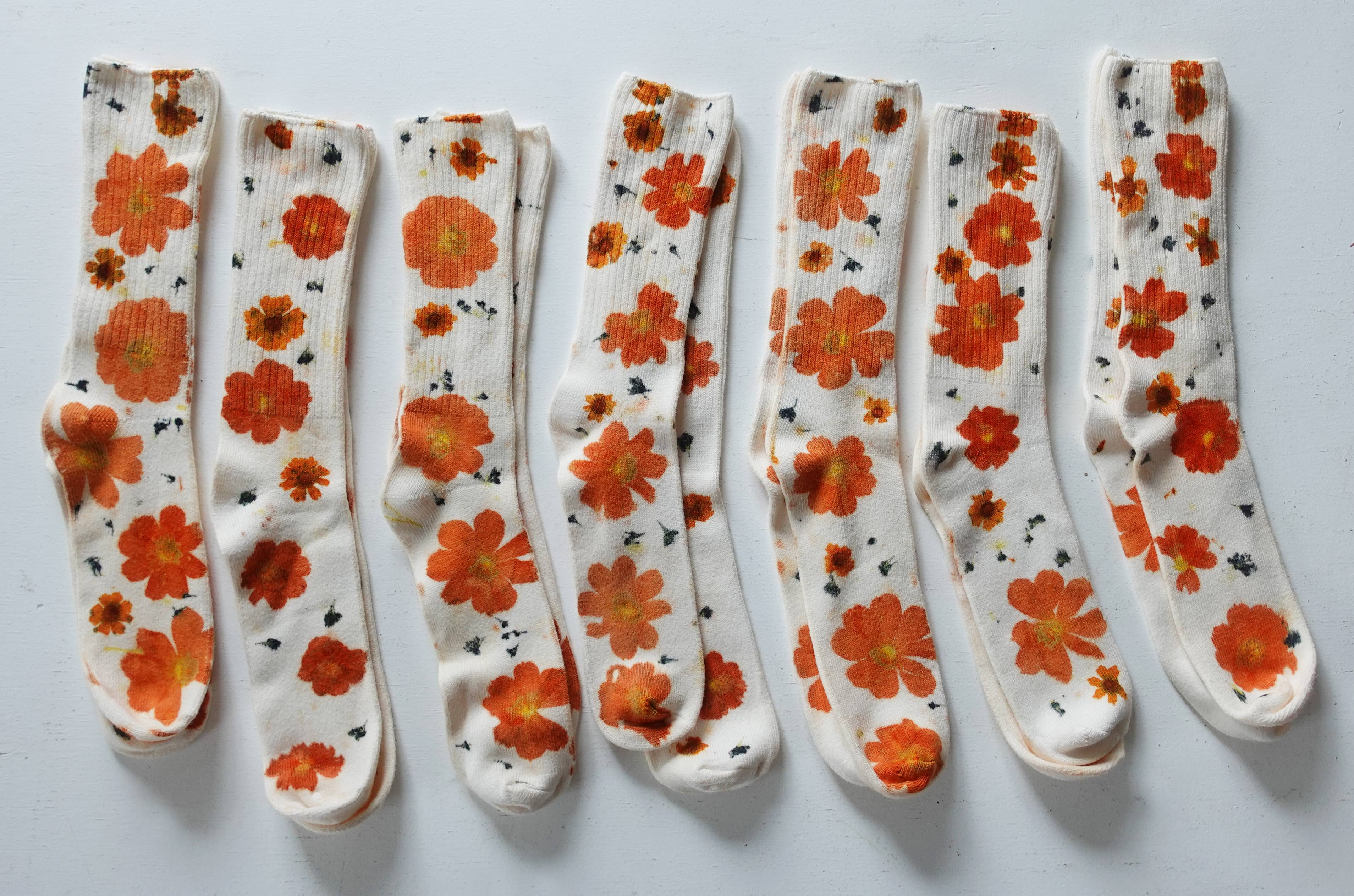 DYE KWEEN - Wholesale Socks - Women's - Flower Power Bamboo Sock13