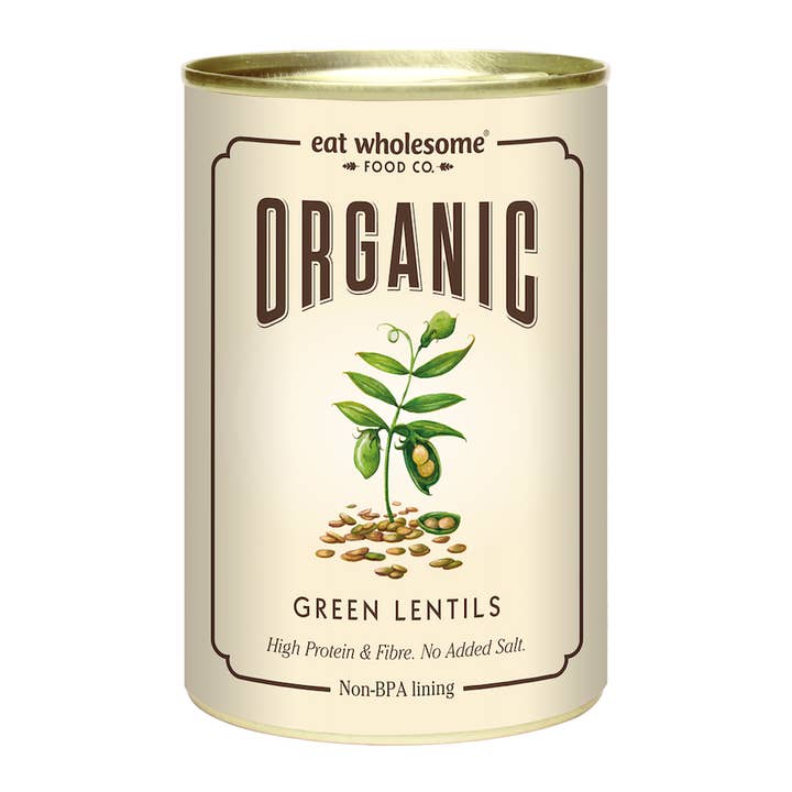 Organic Green Lentils 400 g for wholesale by Eat Wholesome