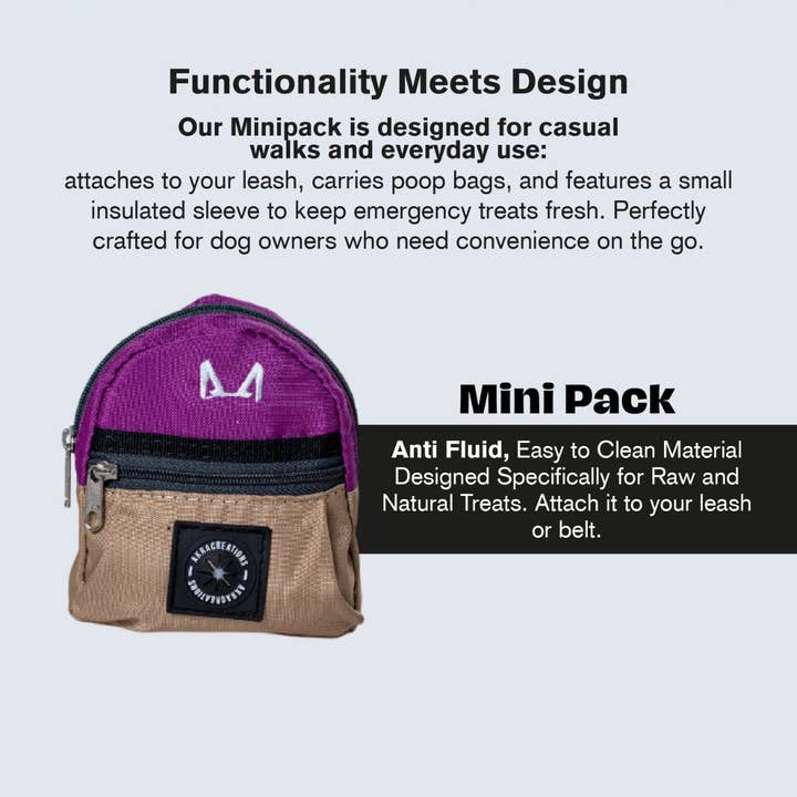 AkraCreations - Wholesale Pet Poop Bag Dispenser - Minipack – Dog Poop Bag Holder & Treat Pouch3