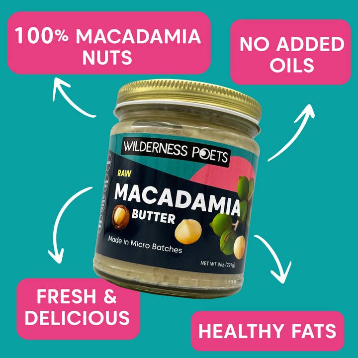 Wilderness Poets - Wholesale Nut Butter - Macadamia Nut Butter4