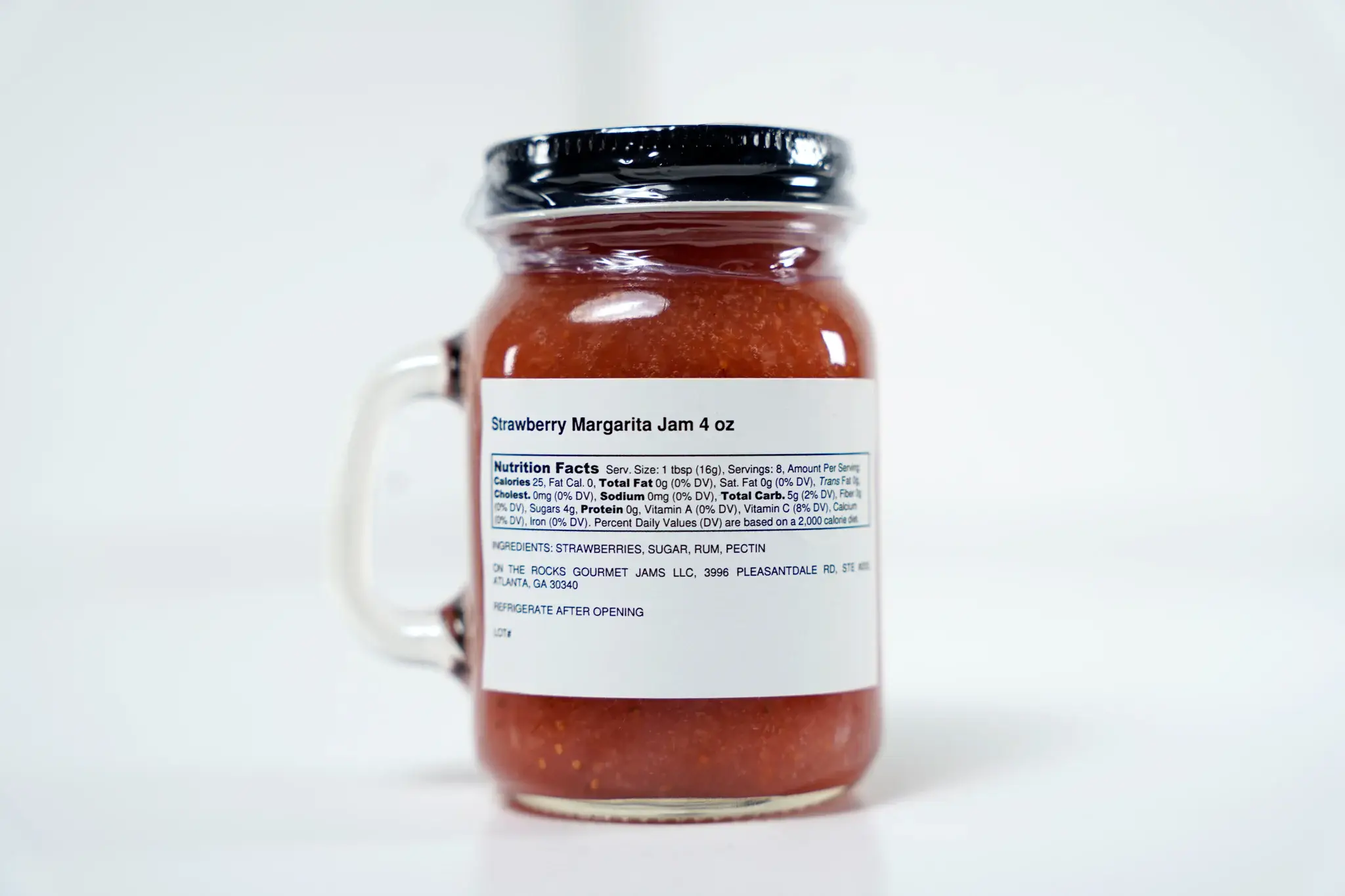 On the Rocks Gourmet Jams - Vente Confiture/gelée - Confiture de Margarita à la Fraise1