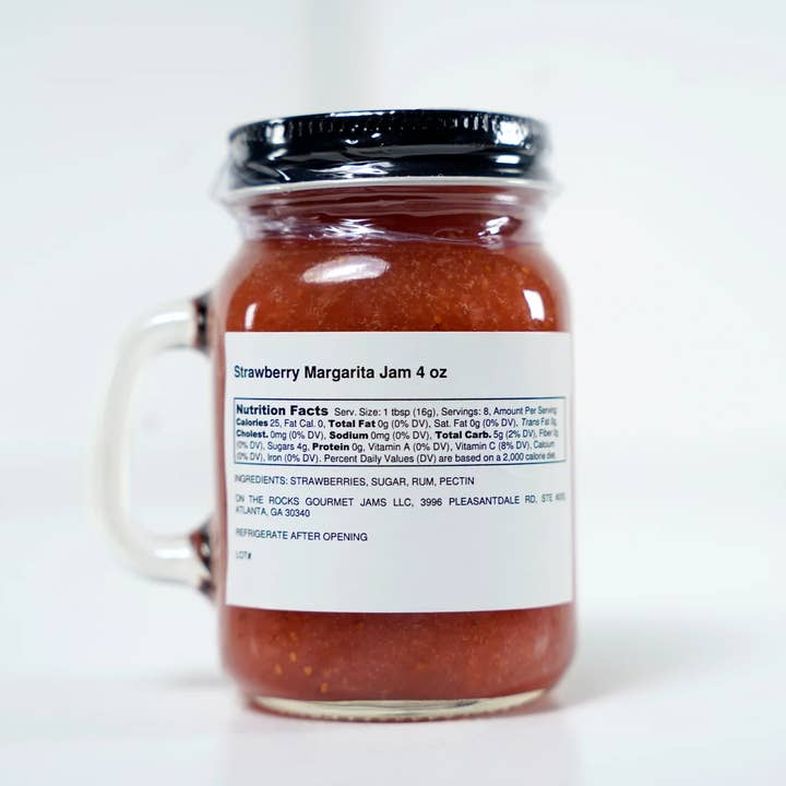 On the Rocks Gourmet Jams - Wholesale Jam/jelly - Strawberry Margarita Jam1
