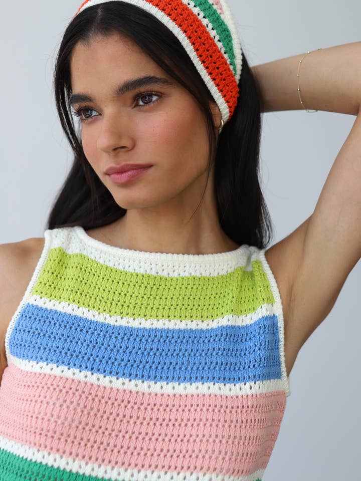 Perla Gehaakte Hoofddoek voor wholesale door Callahan Knitwear