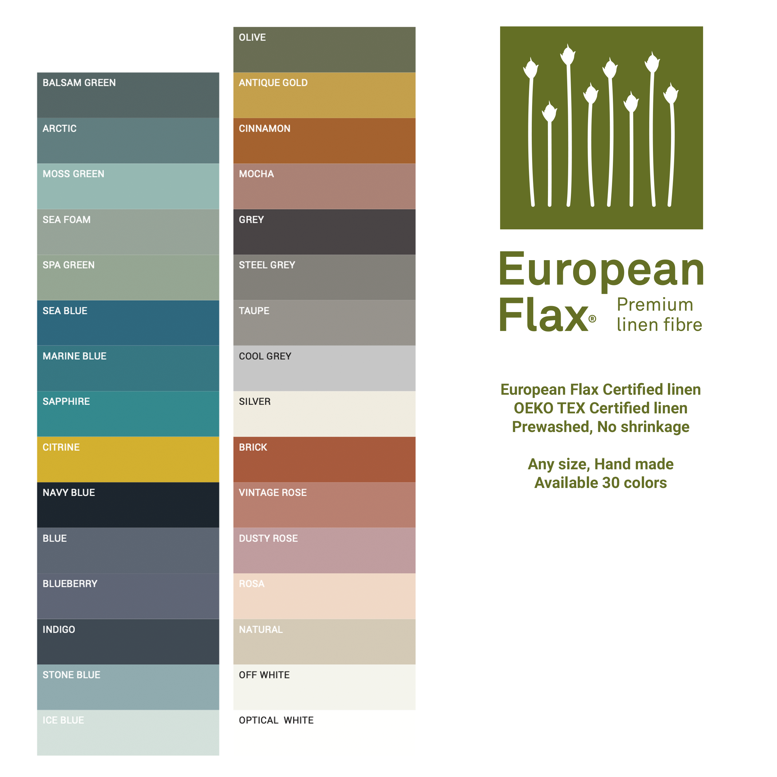 LinenMe – wholesale Fitted sheets – Linen Fitted Sheet Optical White Stone Washed European Flax2