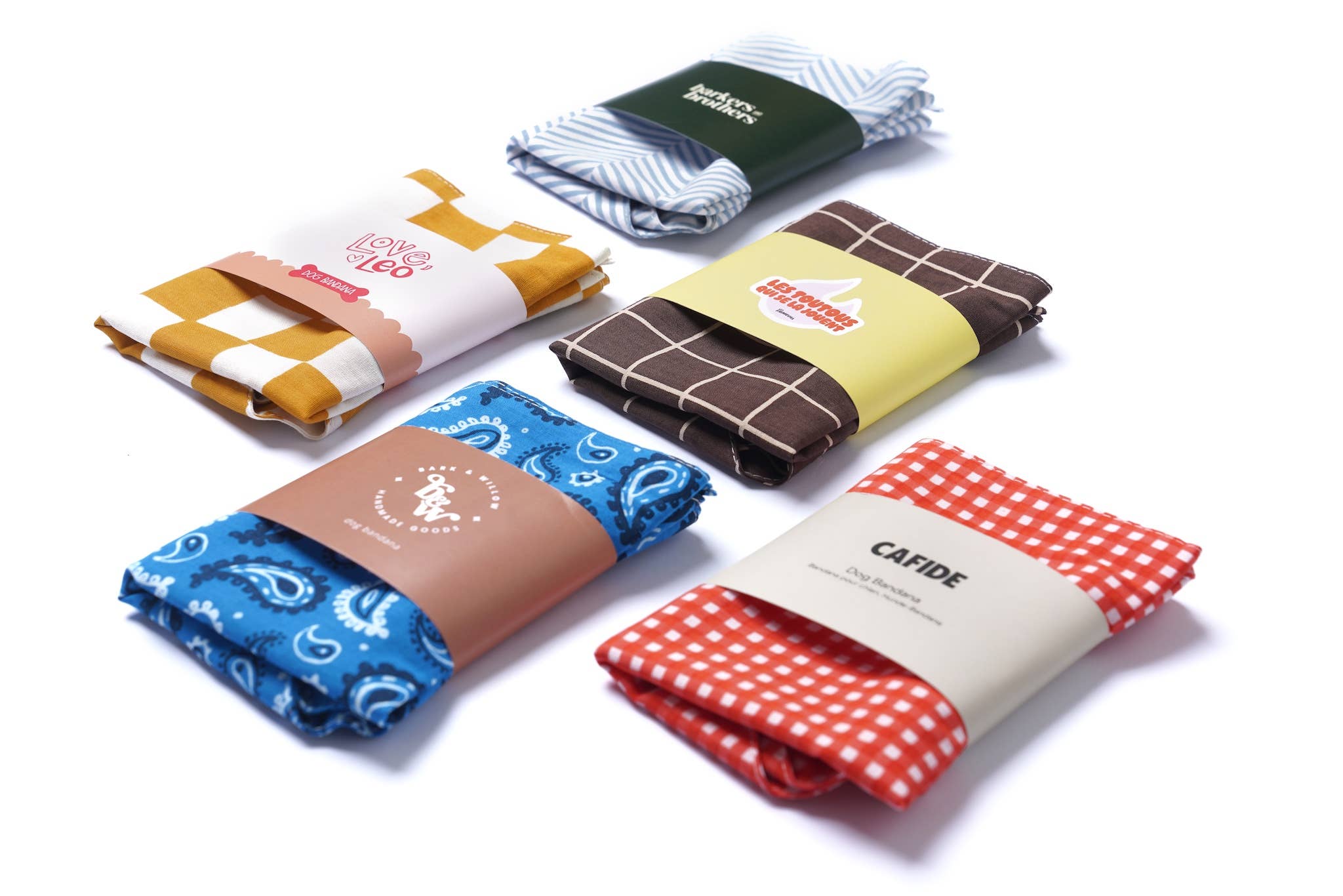 The Paws - Wholesale Pet Bandana - Dog - Custom Labels - Cotton Canvas in Color5