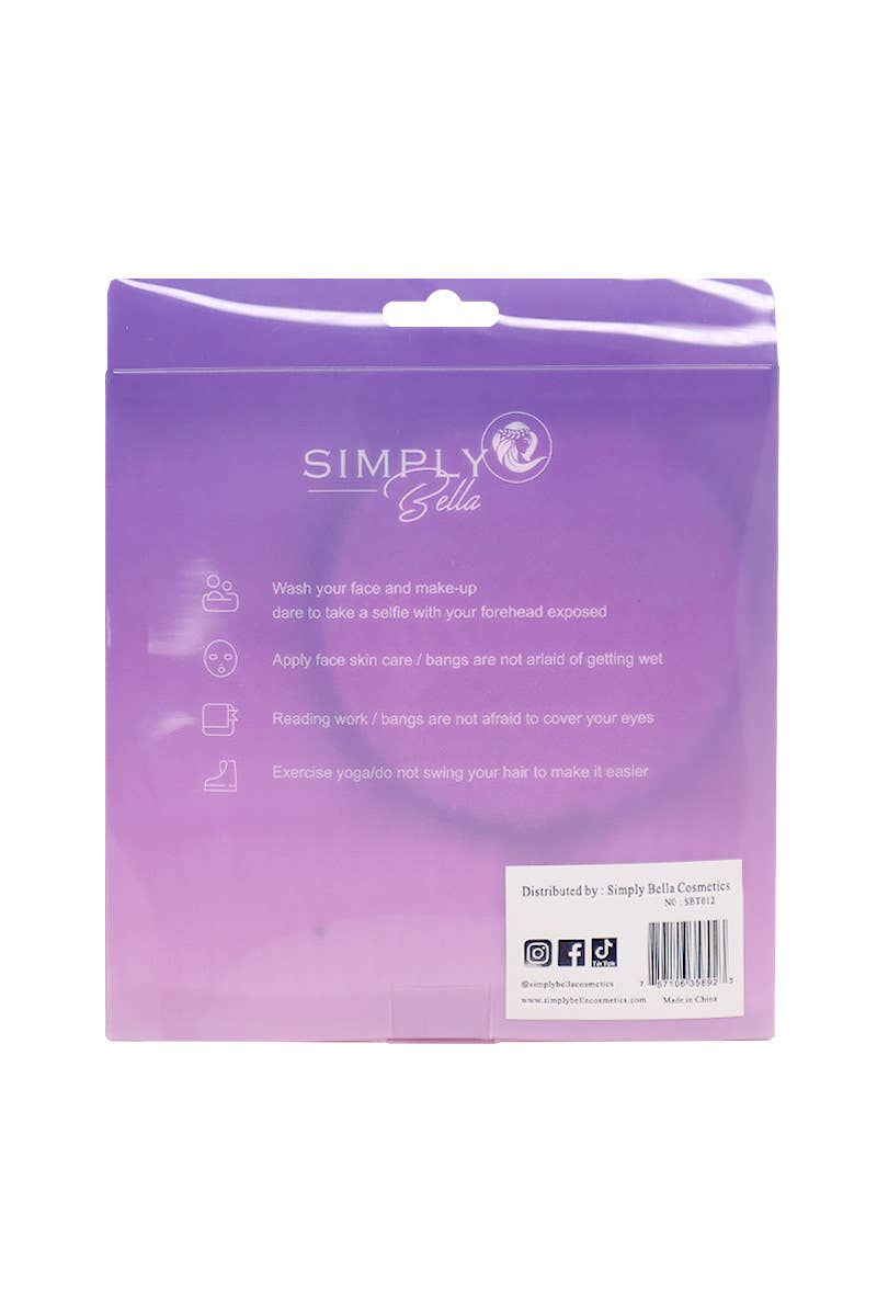 PINEAPPLE Beauty – bandana de spa por atacado – Simply Bella SBT012 Conjunto de Beleza Spa Rosa - 122