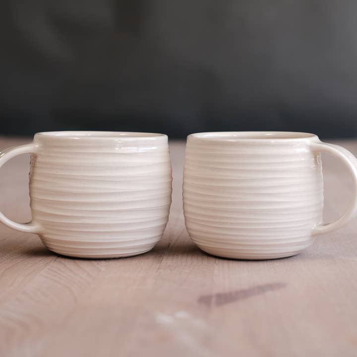 FHAR Studio - Wholesale Coffee Mug - dune - 12 fl oz mug - handmade, porcelain5