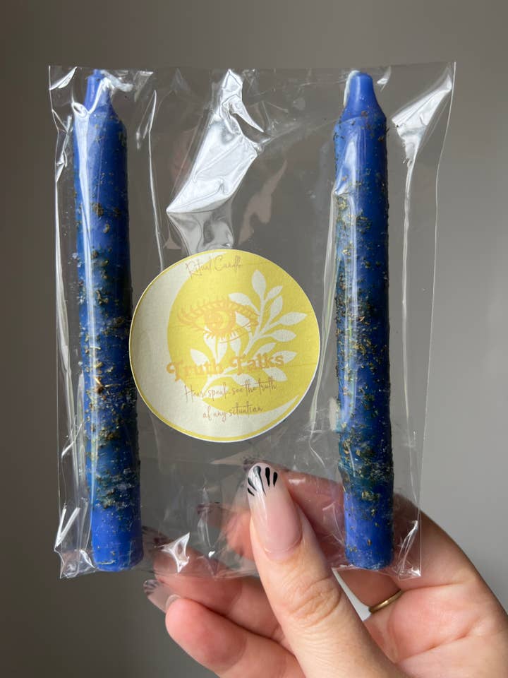 Truth Talks Ritualkerze für den Großhandel von Sapphire & Sage