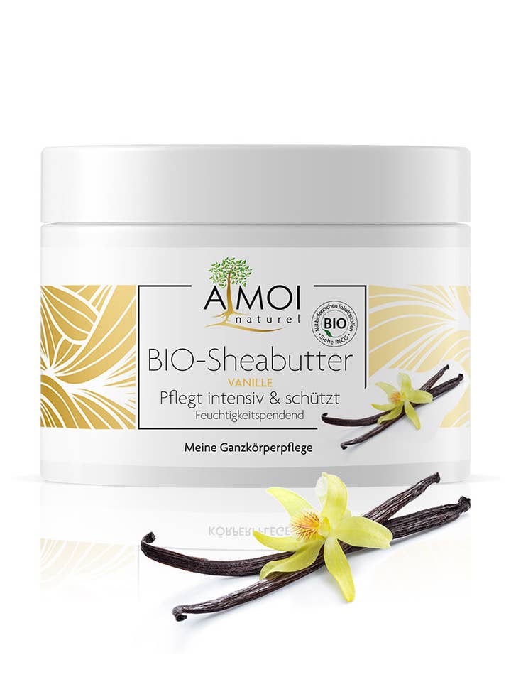 Beurre de karité à la vanille d'AMOI Naturel pour la vente par AMOI naturel