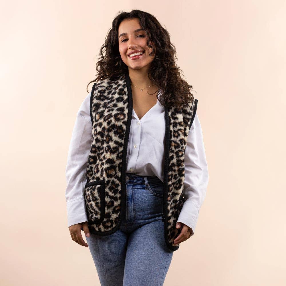 Moonrise - Wholesale Outerwear Vest - Women's - Panter women's wool vest1