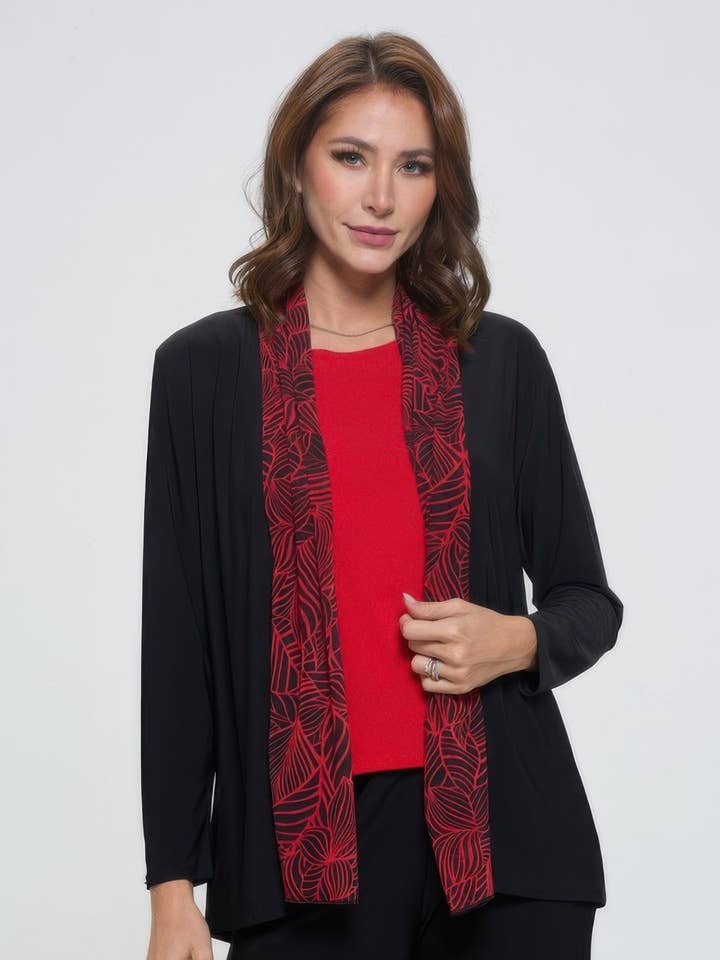 CC Wholesale Clothing - Wholesale Jacket – Women's - Mesh Romance Trim Jacket1