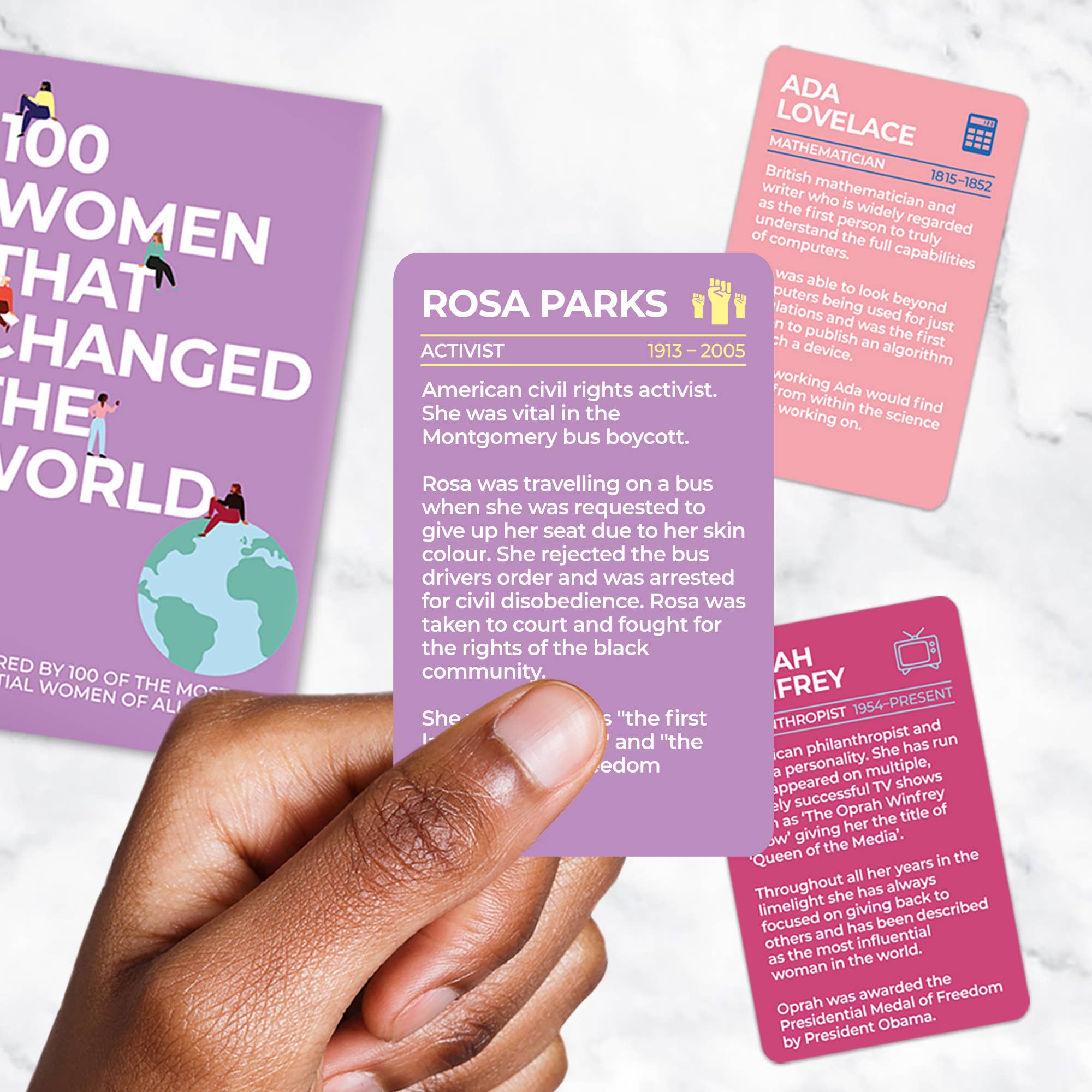 Gift Republic - Wholesale Card Game - 100 Women That Changed the World5