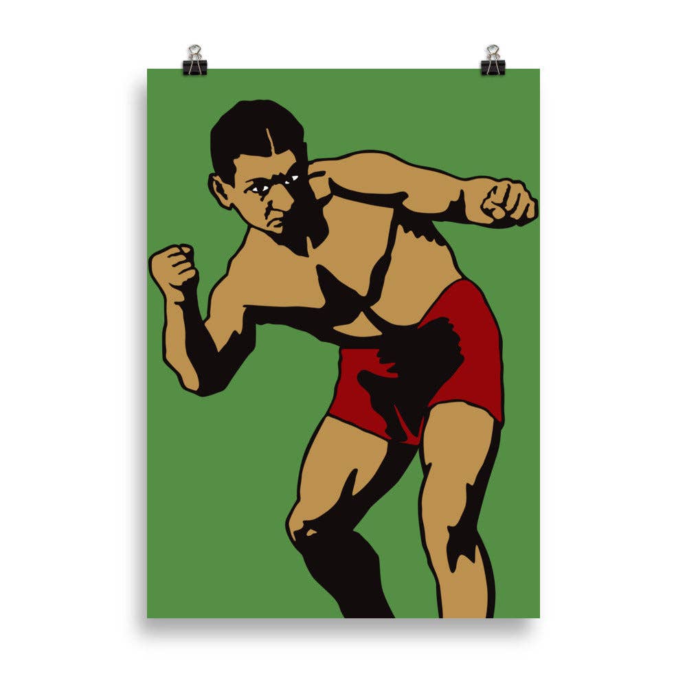 Haamit Papeterie - Wholesale Poster - Green Boxer Poster0