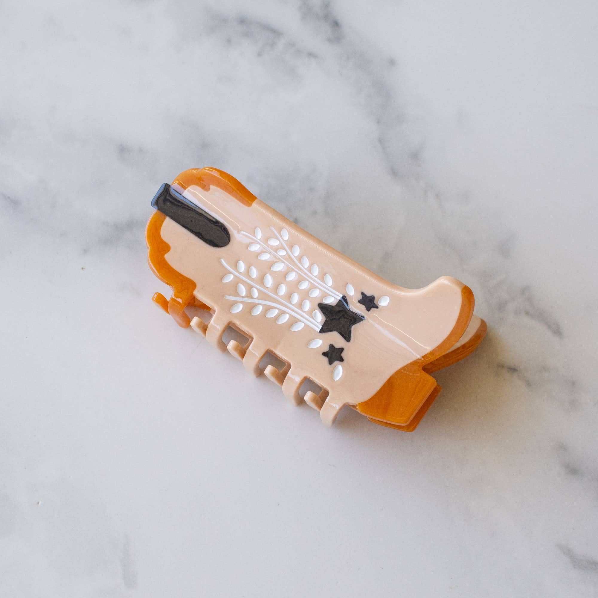 Tiepology - Wholesale Hair Clip - Women's - Eco Shooting Star Cowboy Boots Hair Claw Clip9