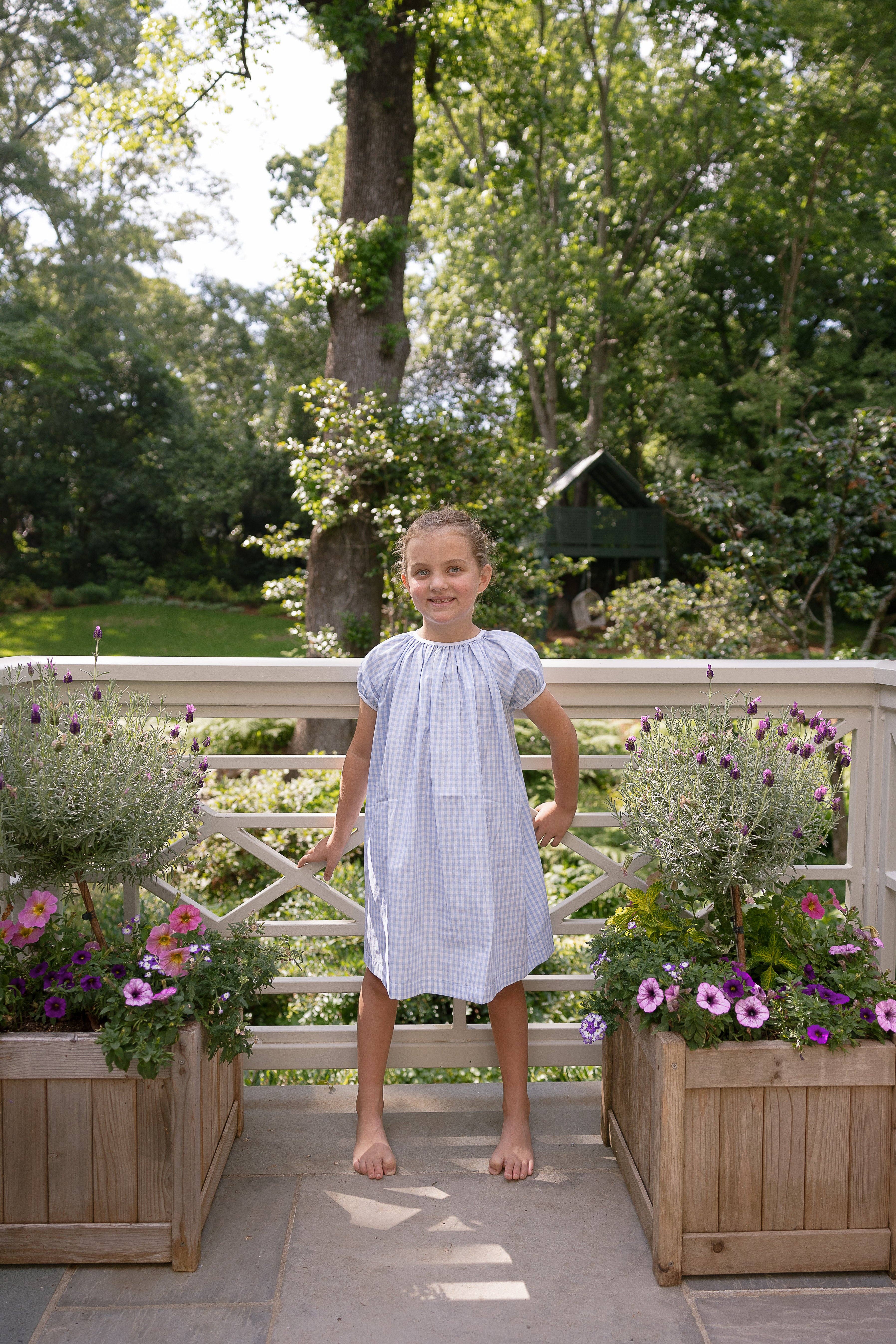 Sun House Children's - Wholesale Dress - Kids - Ella Dress in Check1