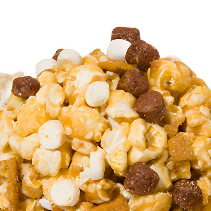 Gary's Gourmet Caramel Corn - Wholesale Popcorn - S'mores Soft Caramel Corn Ball