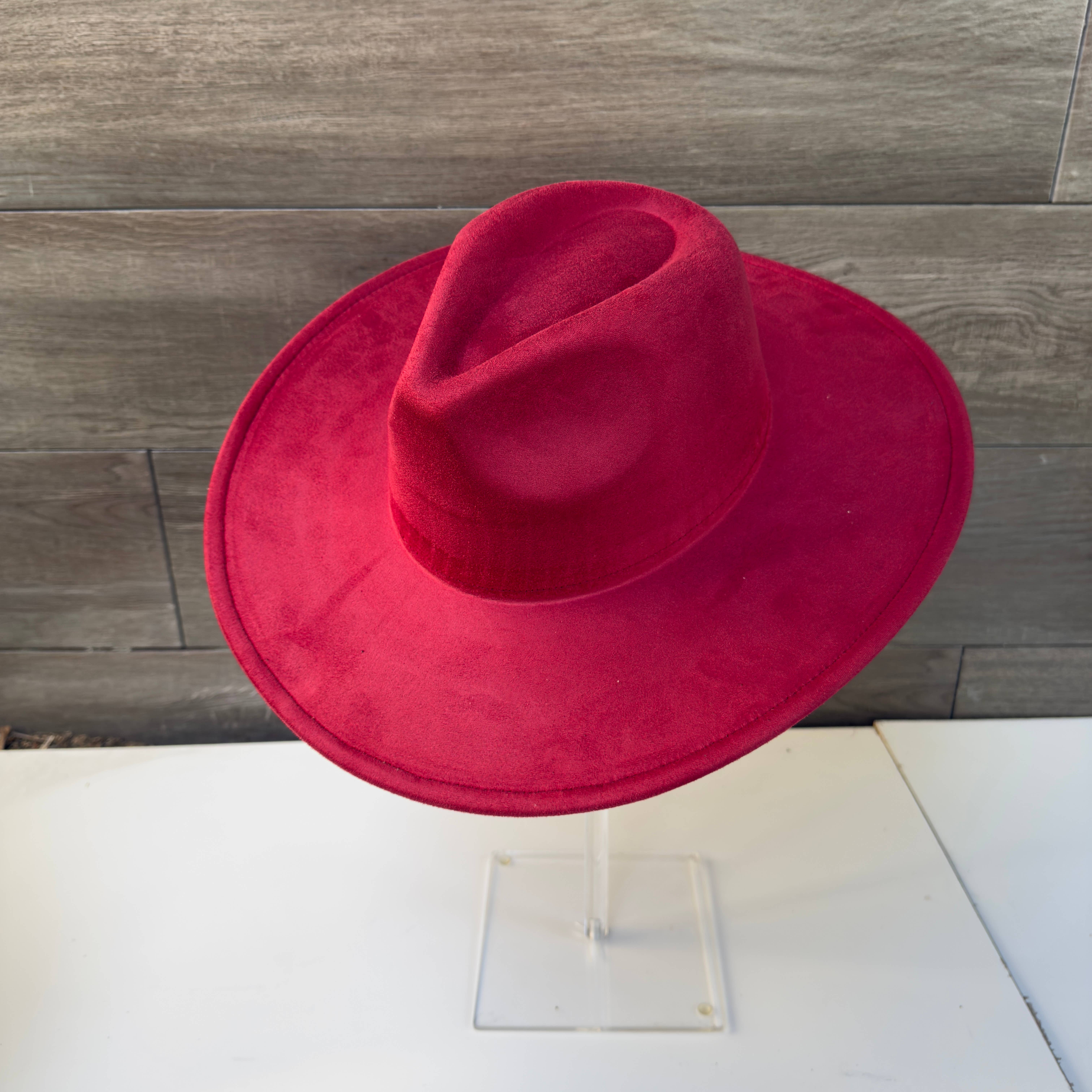 Queens INC - Wholesale Fedora - Women's - Best seller Fashion Classic Wide Brim Suede Primium  Hat20