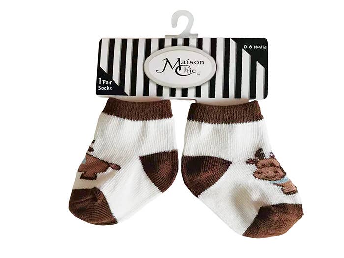 London Bridge & Maison Chic - Vente Chaussettes – bébé - Chaussettes Melford l'Orignal0