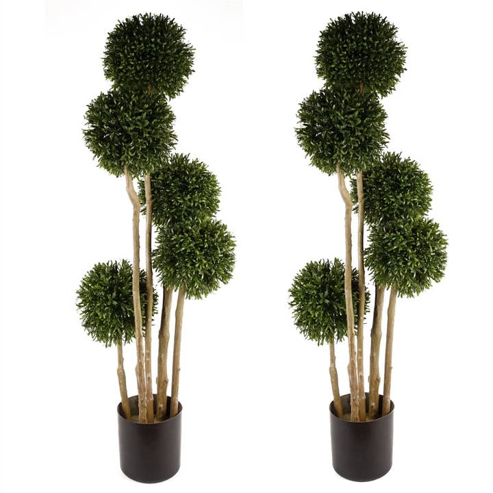 Leaf Design UK LTD - Wholesale Artificial Plant - UV Resistant s Topiary 480 Leaves Trunk