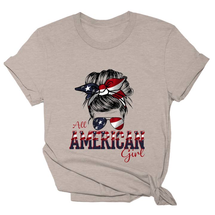 Heather Stone All American Girl Tee - 2320 for wholesale on Faire