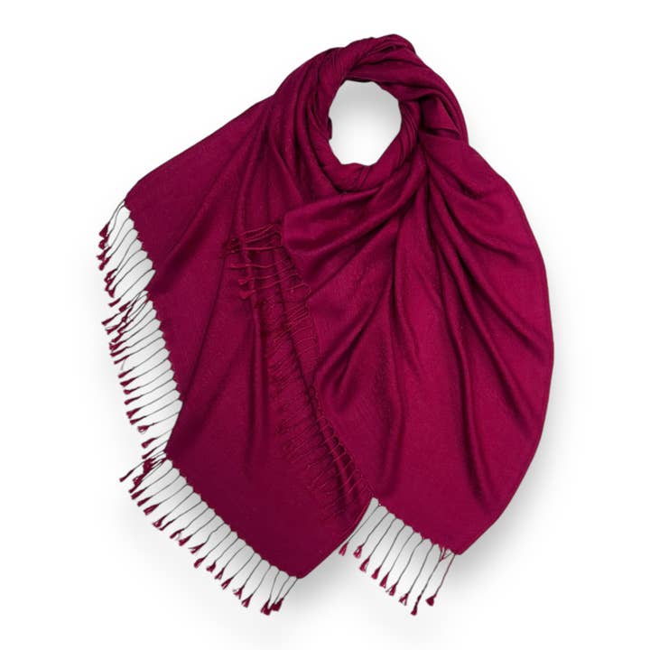 London Scarves - Wholesale Scarf - Women's - Pashmina paisley print finished with tassels