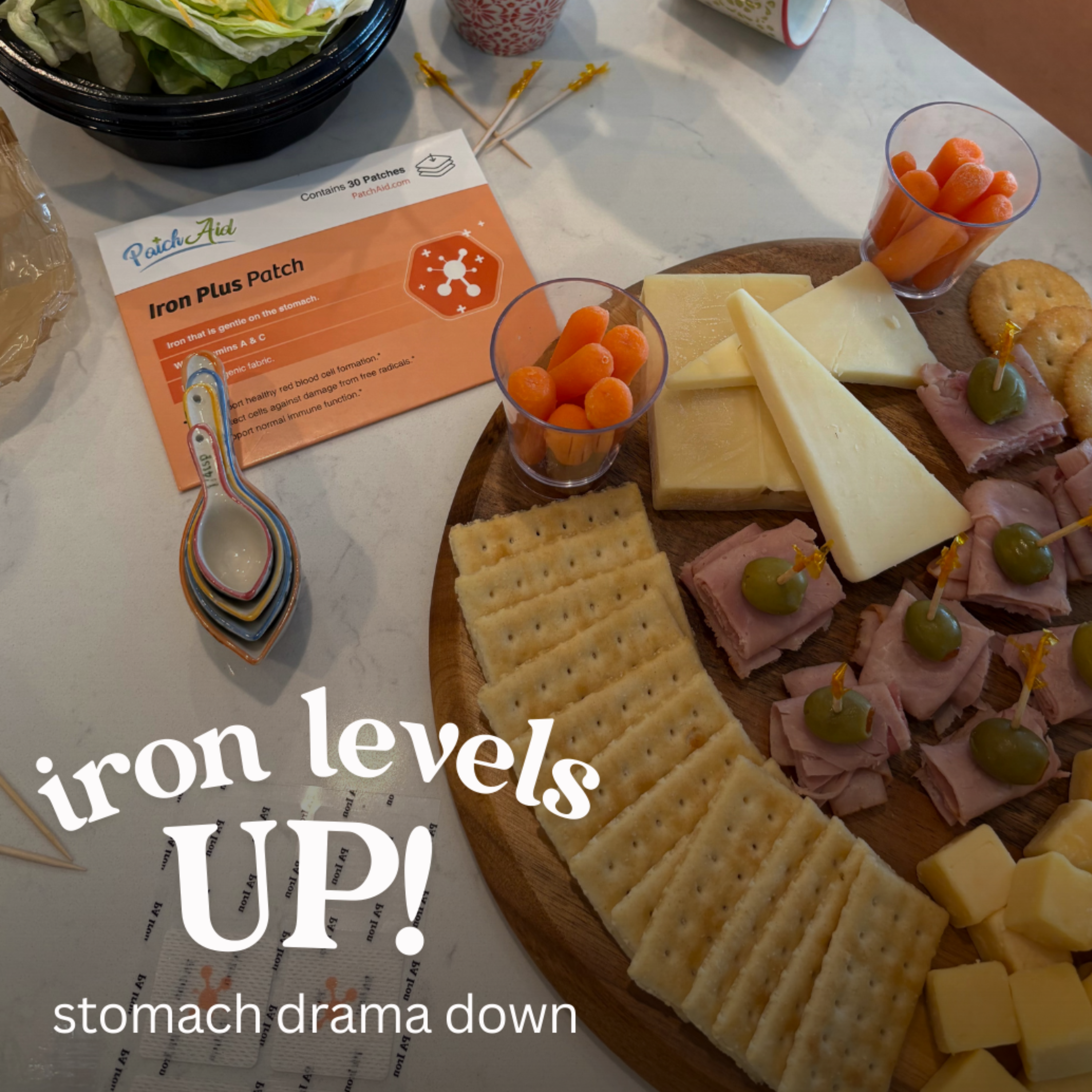 PatchAid - Wholesale Oral Supplement/Vitamin - Iron Plus Vitamin Patch - Gentle Iron & Absorption Support3