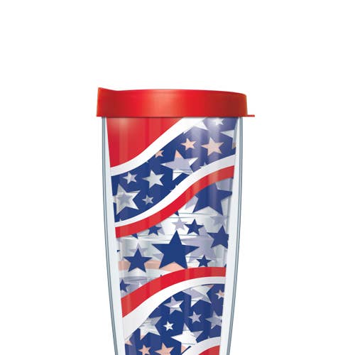 Wavy Flag Stripes Tumbler for wholesale by FREEHEART