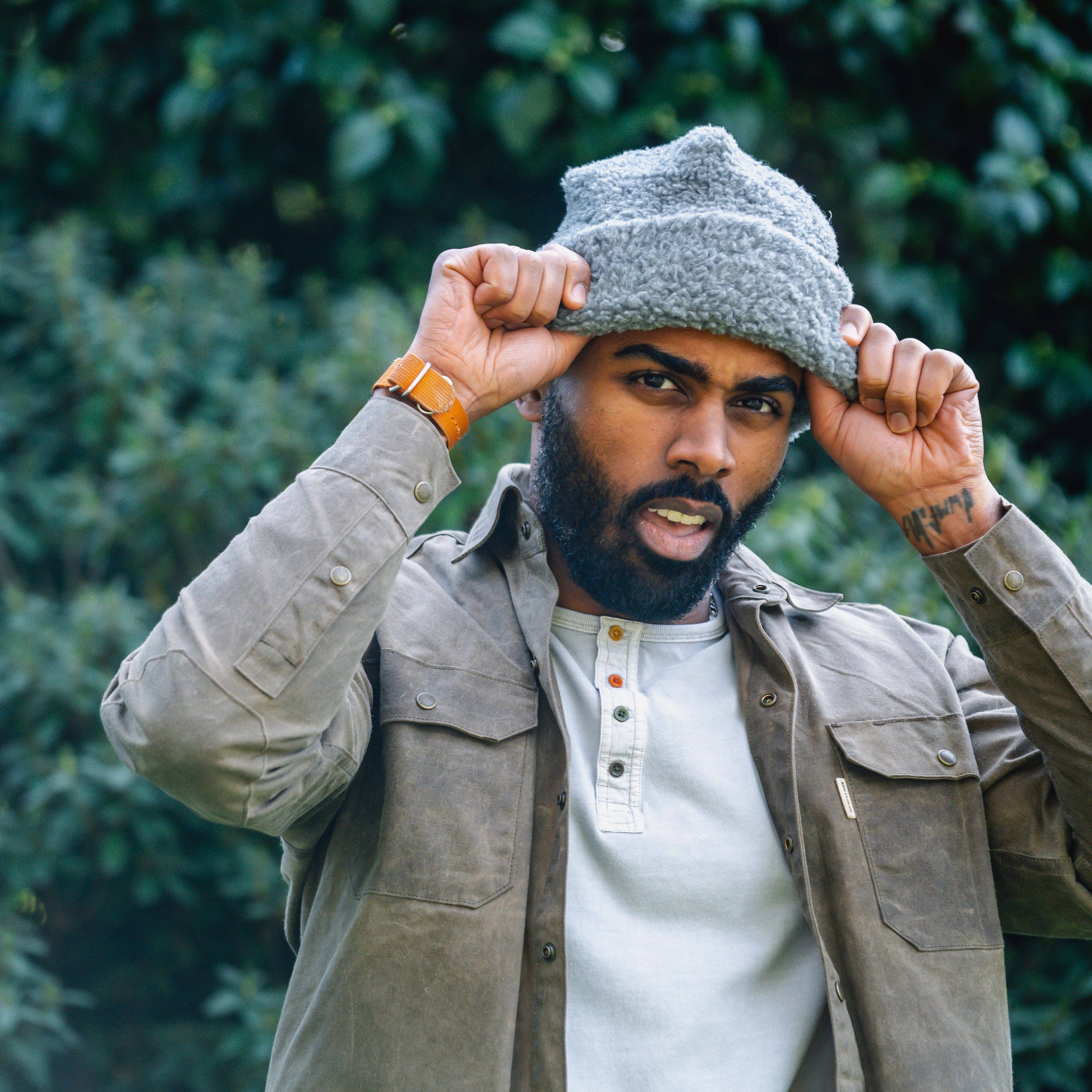 Rustek Collective - Vente Bonnet – unisexe - Bonnet Sherpa 100 % laine mérinos SherpTek8